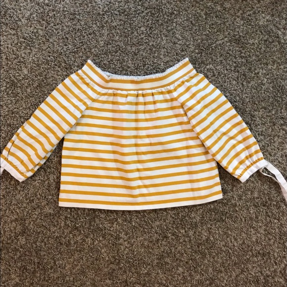 J. Crew striped off the shoulder blouse - Picture 5 of 11